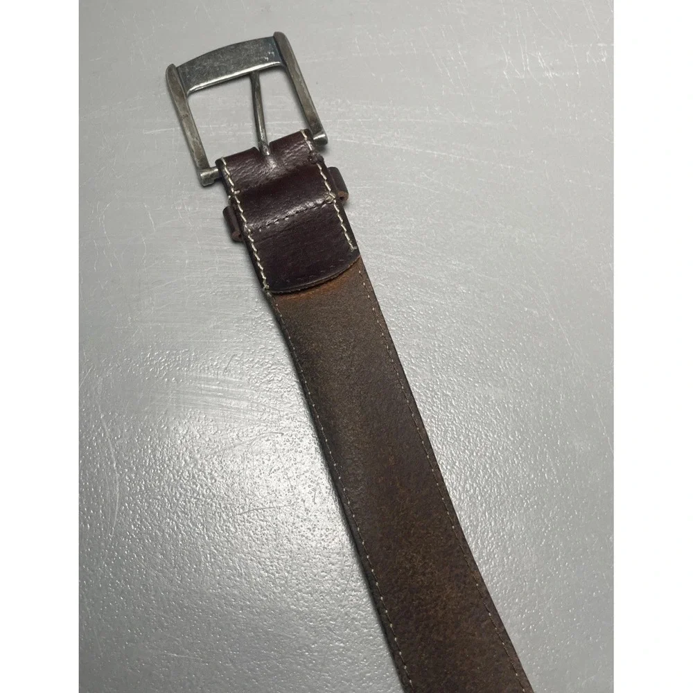 Men's DANIER Belt Brown Genuine Leather Size‎ 34